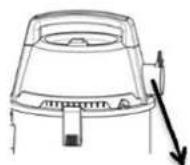 Heinner HVC-MWD1400RD - Съхранение на захранващия кабел - 1