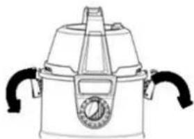 Heinner HVC-MWD1400RD - Golirea rezervorului pentru murdărie. - 1
