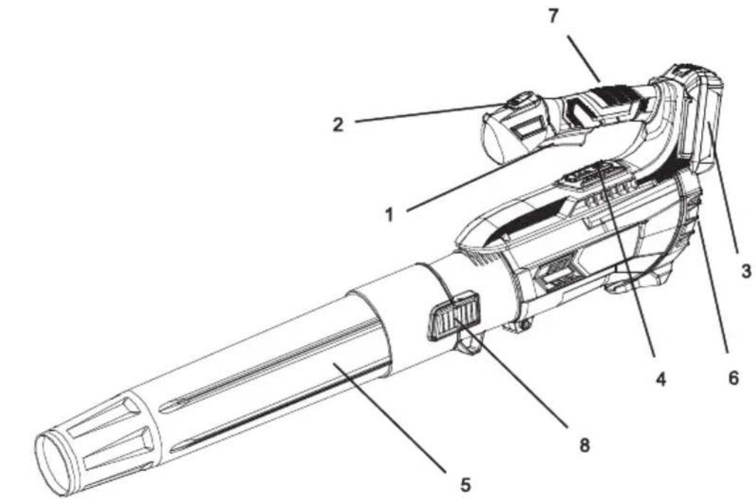 BLAUPUNKT CB4010 - Puhalnik za listje - 1