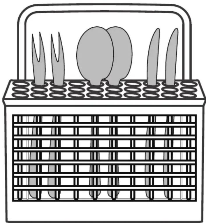 Esatto EBTDWW - LOADING THE CUTLERY BASKET - 1