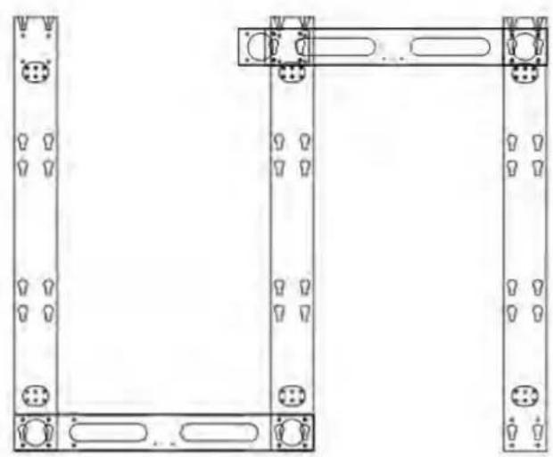 Christie Core III - Installing the Vertical Mounting Poles - 11