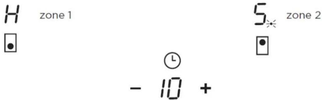 H zone 1 5 zone 2 - 10 +