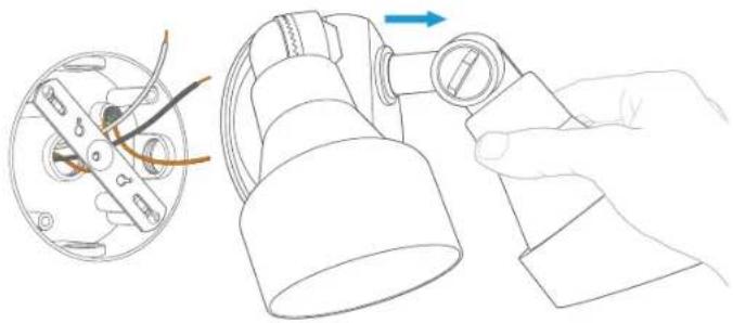 RING Floodlight Wired - Remove your existing floodlight. - 1
