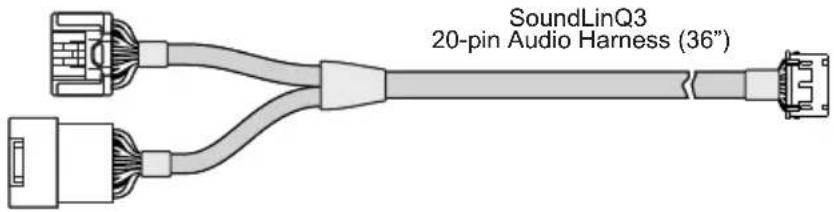 SoundLinQ3 20-pin Audio Harness (36")