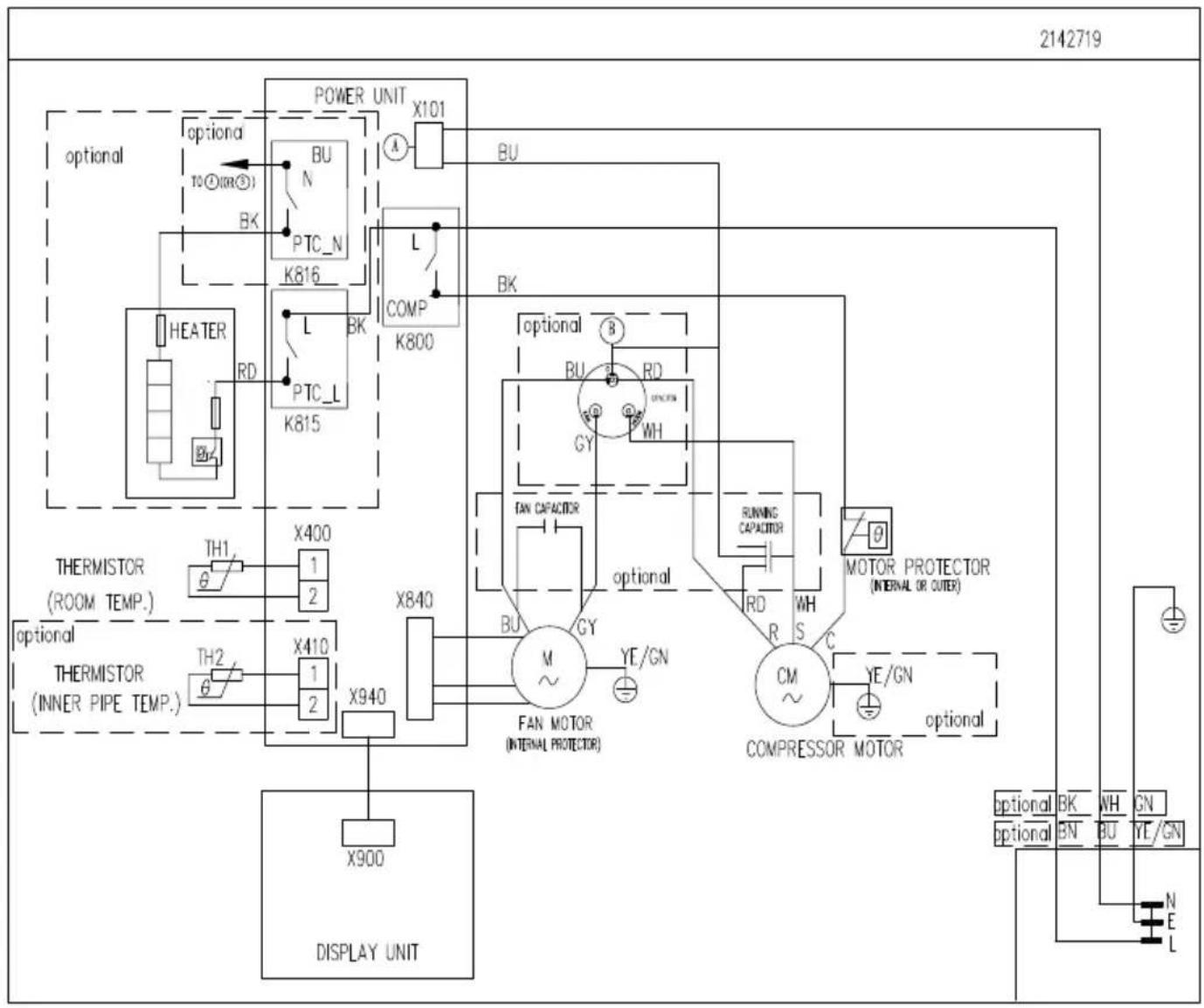 HISENSE AHW0823CW1W - Diagrama de circuito - 1