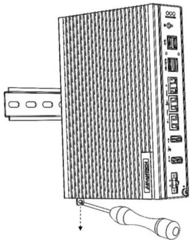 Advantech UNO-148-B33BA - DIN-Rail Installation - 2