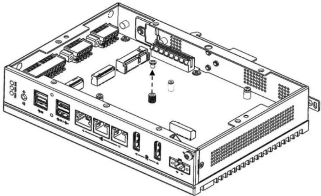 Advantech UNO-148-B33BA - Installing the M.2 3052 Module - 1