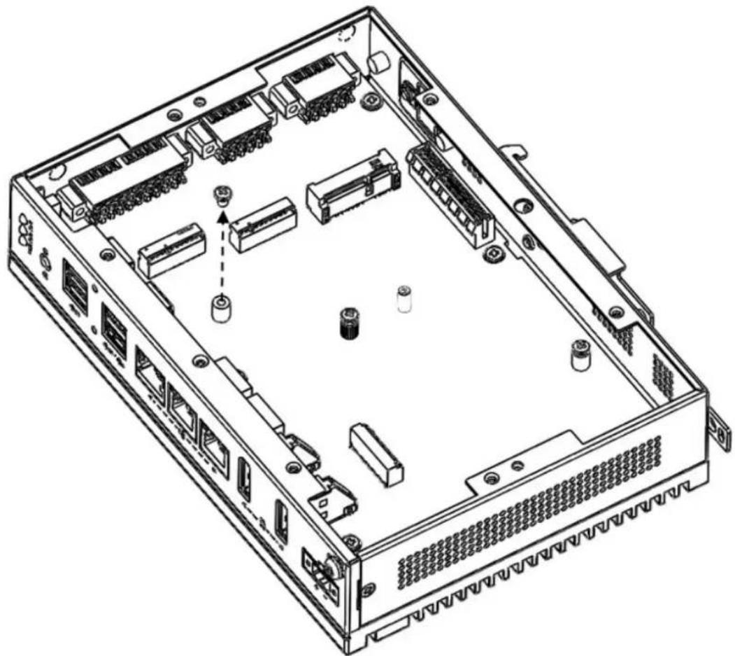 Advantech UNO-148-B33BA - Installing the M.2 2230 Module - 1