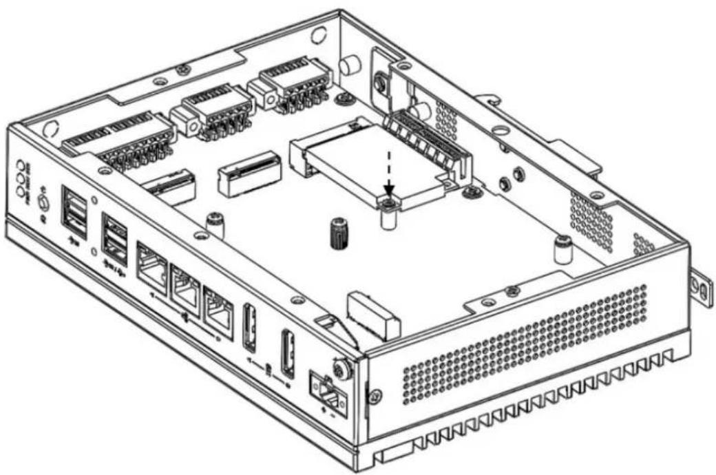 Advantech UNO-148-B33BA - Installing mPCIe - 2