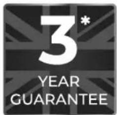 3* YEAR GUARANTEE