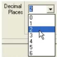 Decimal Places 0 1 2 3 4 5 6