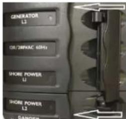 GENERATOR L1 DR/38VAC 40Hz SHORE POWER L1 SHORE POWER L2 RANGER