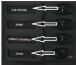 CAR POWER SPACE CLIMATE CONTROL SPACE