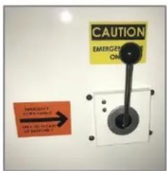 CAUTION EMERGENCY OF ON INDUSTRY ON THE COUNC ON THE COUNC OF EMERGENCY