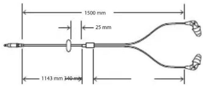 1500 mm 25 mm 1143 mm 340 mm