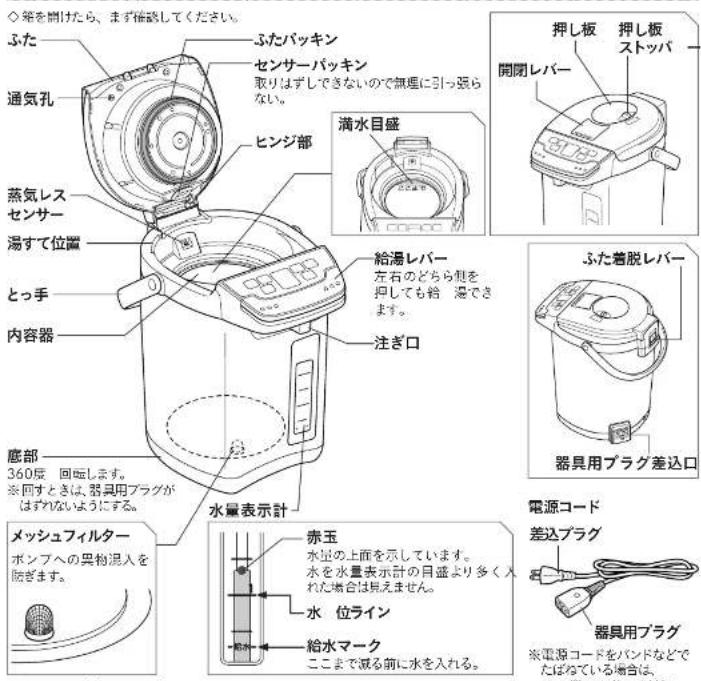 Tiger PIG-H300 - 注意 - 4