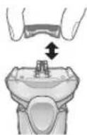 PANASONIC ES-ALV6H - ▶Replacing the inner blades - 1