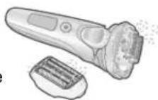 PANASONIC ES-ALV6H - Dry the outer foil section, the shaver, and the trimmer completely. - 1