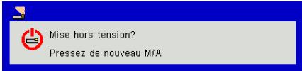 OPTOMA HZ45UST - Mise hors tension du projecteur - 1