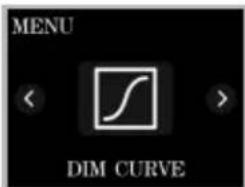 MENU DIM CURVE