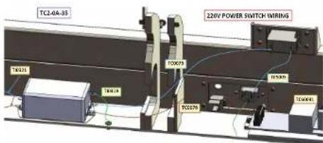 TC2-04-35 220V POWER SWITCH WIRING TC021 TC029 TC037 TC039 TC044