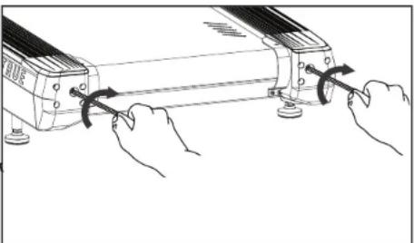 True Gravity Plus - To tension the running belt: - 4