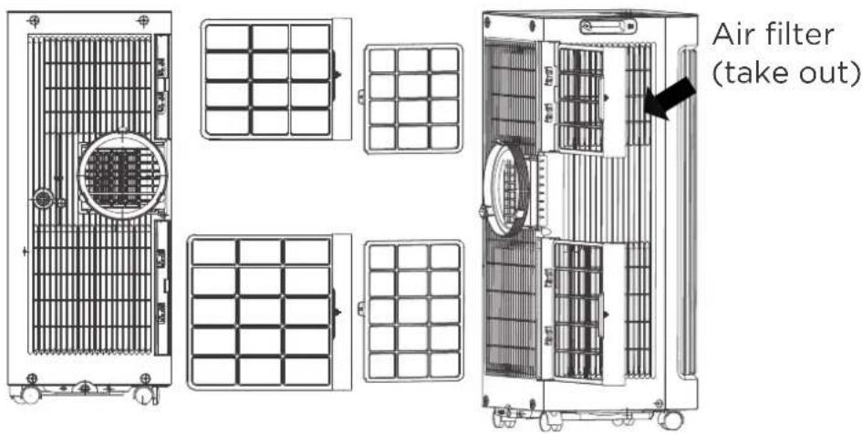 Air filter (take out)