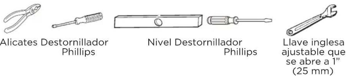 Alicates Destornillador Phillips Nivel Destornillador Phillips Llave inglesa ajustable que se abre a 1" (25 mm)
