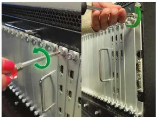 Avenview HDM-AVXWALLPLUS-4X104C - INPUT/OUTPUT CARD INSTALLATION - 2
