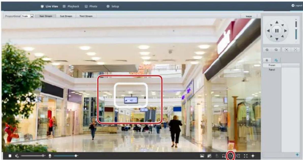 Live View Playback Photo setup Proportional Scale Main Stream Sub Stream Third Stream Image Present Petroli