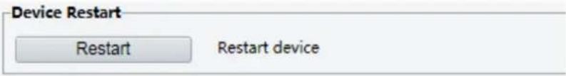 Device Restart Restart Restart device