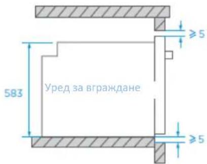 Уред за вграждане 583 ≥5 ≥5