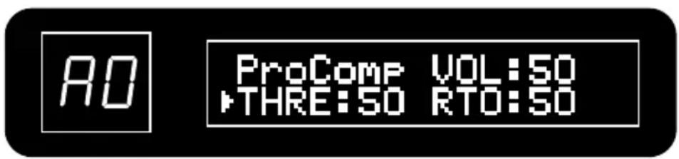 RO ProComp VOL:50 THRE:50 RTO:50