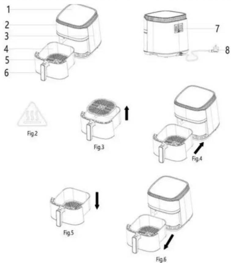 Heinner HAF-B6WH17SQ - DESCRIEREA PRODUSULUI - 1