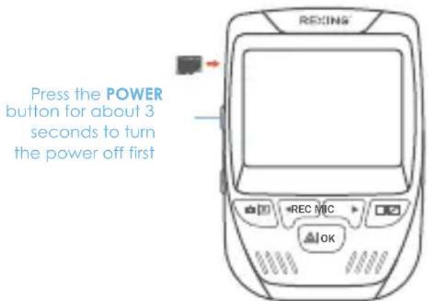 Press the POWER button for about 3 seconds to turn the power off first