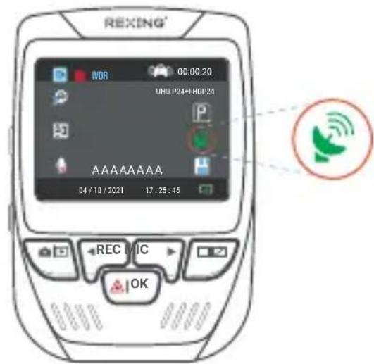 REXING WDR 00:00:20 UHD P24+THDP24 P AAAAAAA 04/10/2021 17:25:45 REC MIC OK