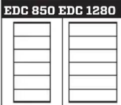 EDC 850 EDC 1280