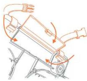 Baby Trend Adapt SpaceSaving - TO REMOVE BOOSTER SEAT FROM CHAIR - 3