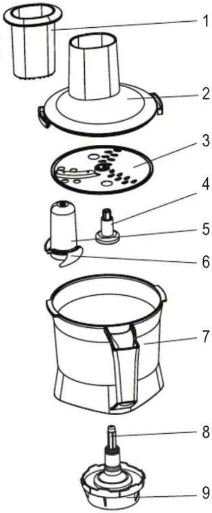 OSTER BLSTTDT-N00 - ACCESORIO PROCESADOR DE ALIMENTOS (CON MODELOS SELECTOS) - 1