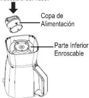 Copa de Alimentación Parte Inferior Enroscable