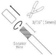 3/16" (5mm) Speaker Wire