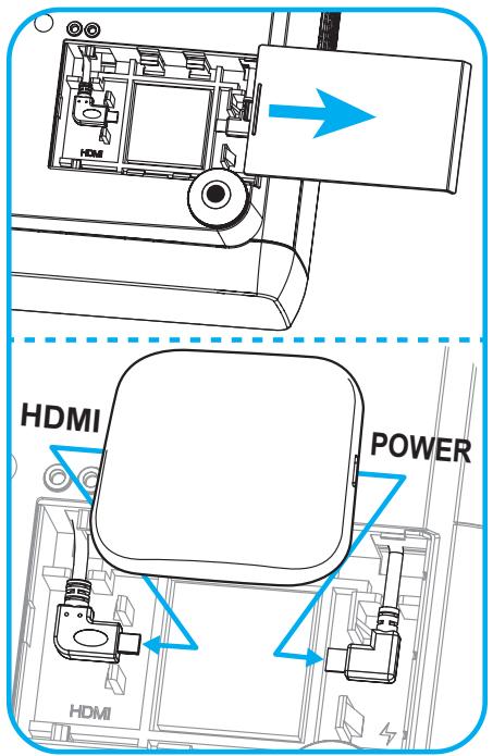 OPTOMA L1 - Installation et utilisation du dongle Android TV - 1