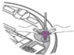 Heinner HRVC-MAI52DSBK - Installation of side brush to robot vacuum - 2