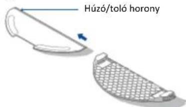 Húzó/toló horony