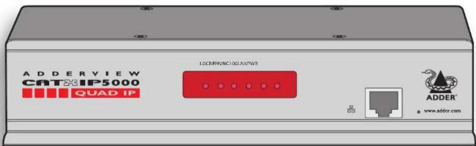 ADDERVIEW CATXIP5000 QUAD IP LOCEMVNC100L/ACPWR www.adder.com