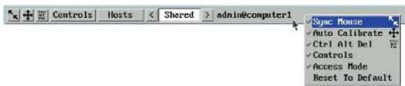 Sync Mouse Auto Calibrate + Ctrl Alt Del ? Controls Access Mode Reset To Default