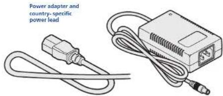 Power adapter and country- specific power lead