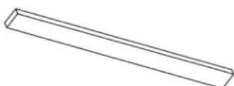 Simple line drawing of a rectangular prism (no text or symbols)