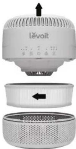 Levoit Plasma Pro 600S-P - REPLACING THE AIR FILTER - 1