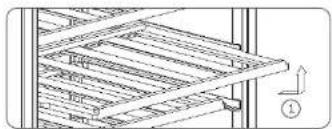 COSTWAY JV10091US-SL - REMOVING SHELVES - 1